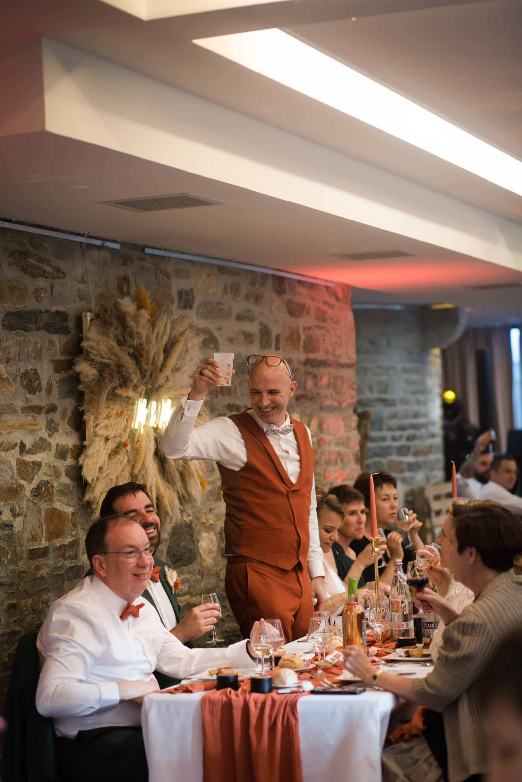 repas festif salle de reception