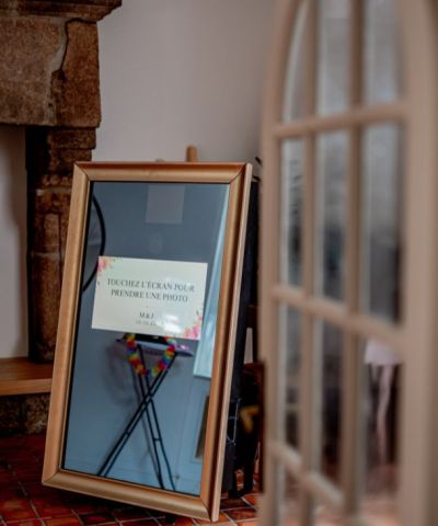 photobooth lors d'un mariage en finistere