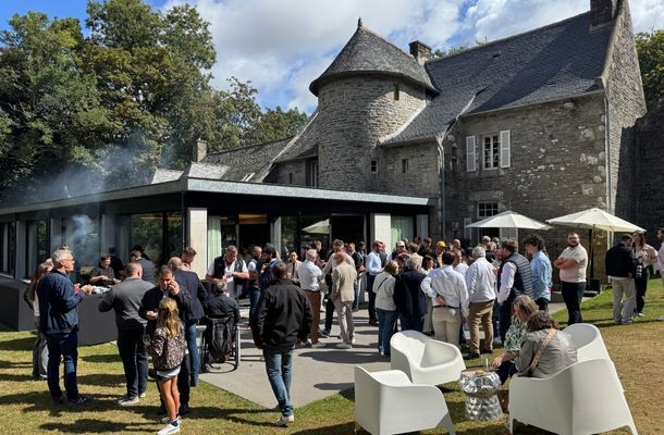réception en exterieur au manoir de penfao