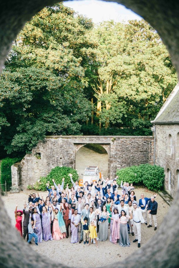 photo de groupe au manoir de penfao